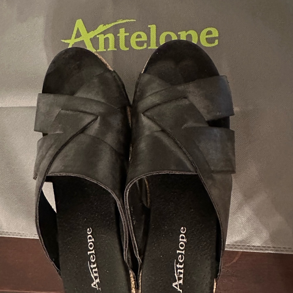 Antelope Women's Black Sandals